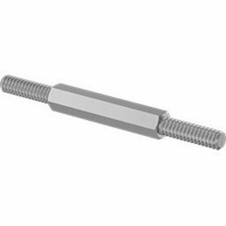 BSC PREFERRED Aluminum Turnbuckle-Style Connecting Rod 6-32 Thread 2 Overall Length 8420K163